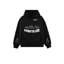 Load image into Gallery viewer, White Flame Hoodie
