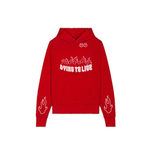 Load image into Gallery viewer, White Flame Hoodie
